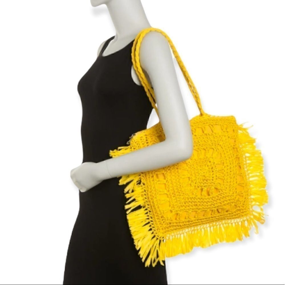Most Wanted USA Seagrass Woven Tote